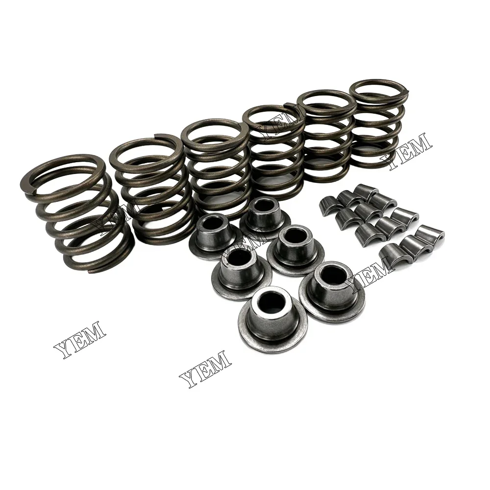 For Kubota D750 Valve Spring Kit Seat With Cotter ( Fit One Engine ) 3
