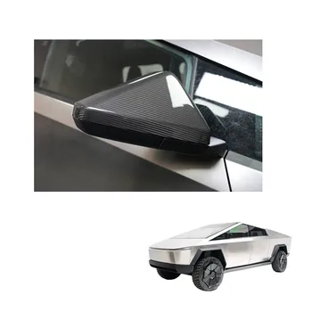 Real carbon fiber Door Mirror Covers Carbon Fiber Replacement  for 2024 Tesla Cybertruck