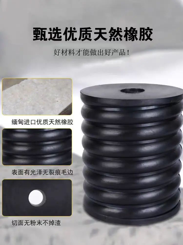 Wholesale Vibrating Screen Compound Threaded Rubber Bushing Damping Composite Spring