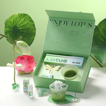 Custom Aromatherapy Gift Box Packaging High-end Clamshell Box Holiday Souvenir Packaging Box