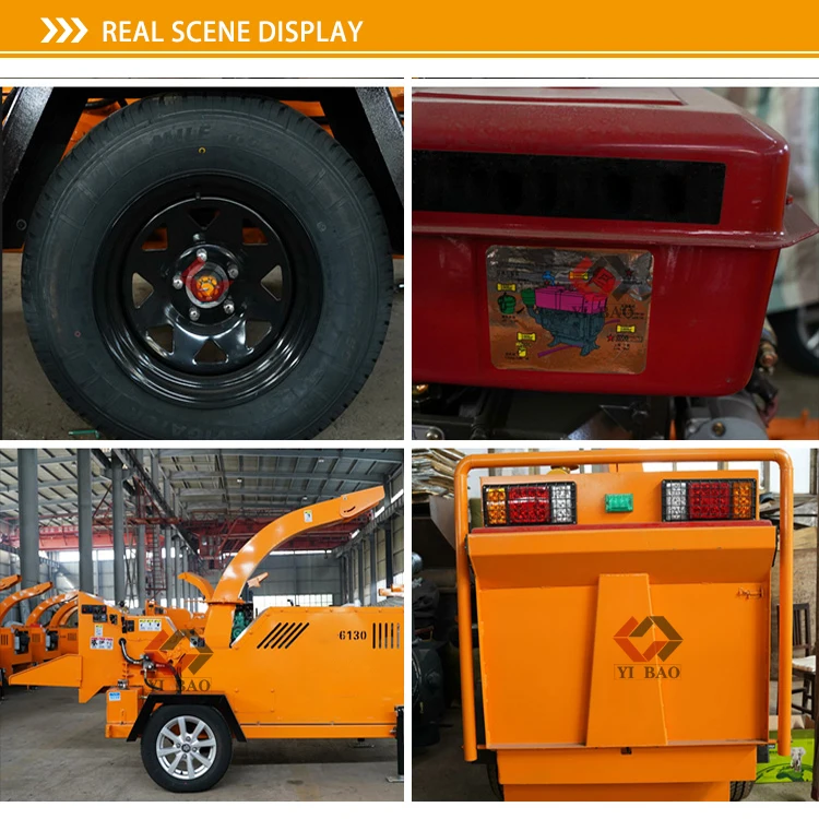 New Design Sinolink yanmar diesel Rice Husk Walnut Shell Crusher Machine Wood Chipper for Sale in California