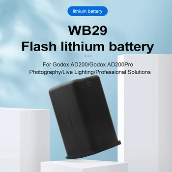 WB29 WB-29 14.4V 2900mAh Battery for AD200 AD200pro TTL 2.4G X System All-in-One Powerful Outdoor Flash detail image