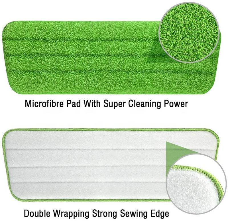 
Лидер продаж на Amazon, насадка для швабры из микрофибры, моющаяся плоская насадка для швабры с распылителем 