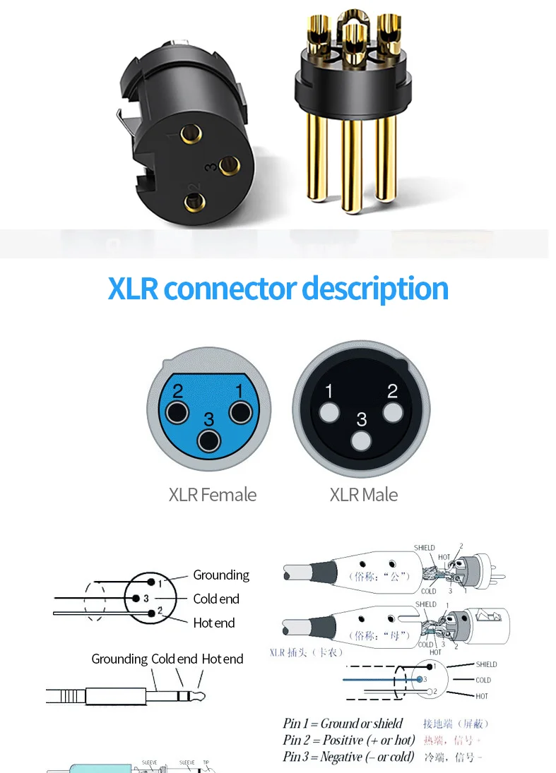Intervene Disconnection Abroad Oem Custom Wholesale Black Male To Female 3 Pin Xlr Cable Xlr Connector  Audio Cable For Microphone Camera - Buy Audio Cable,Xlr Cable,Xlr Connector  Product on Alibaba.com