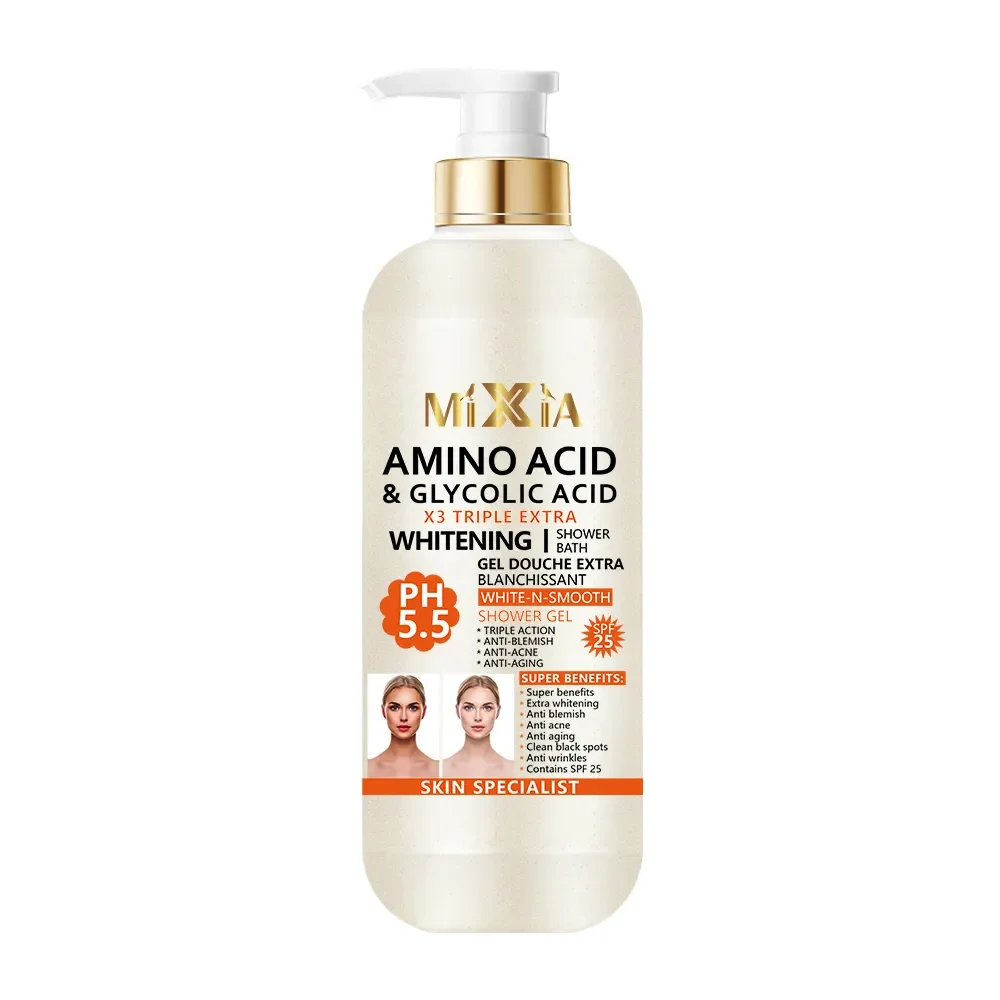 Gel Douche Exfoliant éclaircissant Skin Doctor 1000ml - Acide Kojique, Amande, Neuf