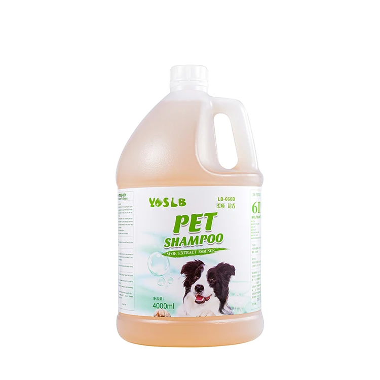 Luxury 4000ML Bottle of Natural Organic Aloe Plant Conditioner Pet Shampoo for Dog and Cat Grooming Stocked Feature