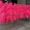 pink saddle feather