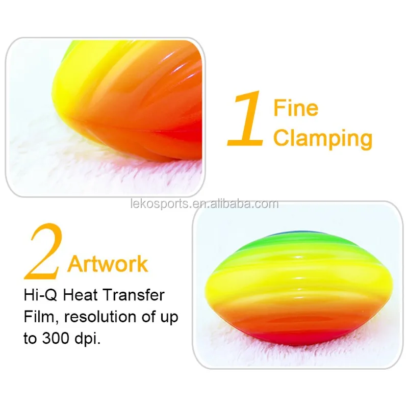 Рекламный мяч для регби из пенополиуретана LEKO Sports, американский футбольный мяч на заказ