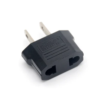 EURO EU To US Travel Power Plug Adapter Converter Travel Conversion European To American Outlet Plug Adapter