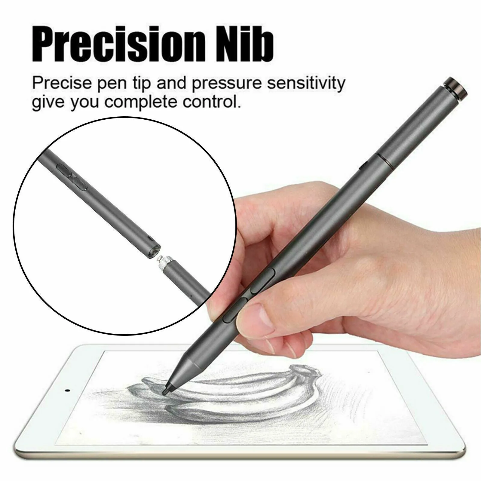 Palm Rejection BT Touch Pencil Precision Stylus Pen for Lenovo
