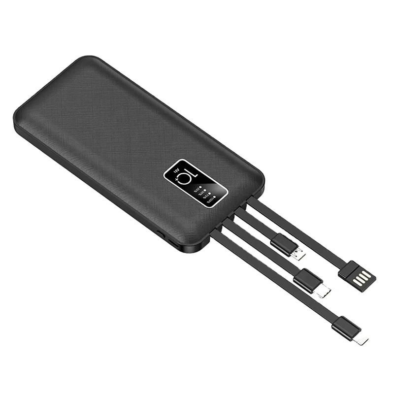 Newest Type C Portable Smart Professional Power Bank 10000mah Fast 