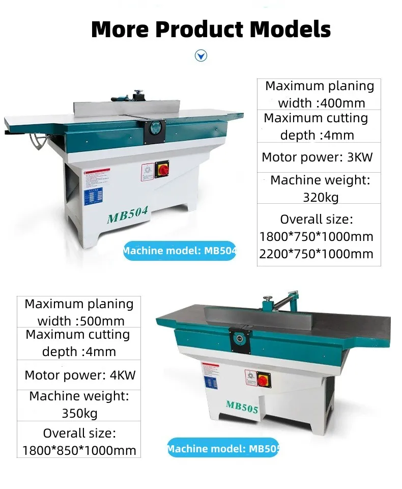 New Wood Planer Machine Thicknesser Woodworking Wood Planer And Saw