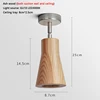 Ash wood flashlight (suction wall and ceiling)