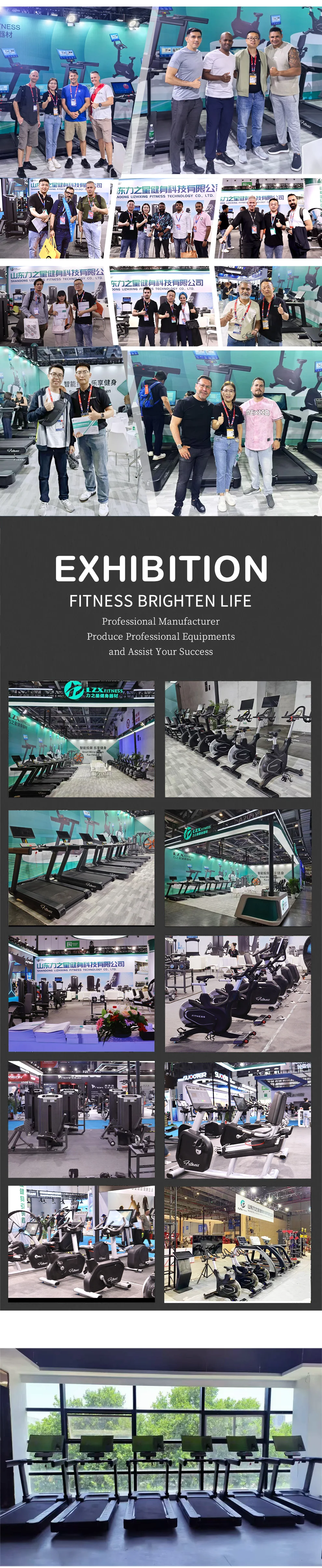 2024 LZX Commercial Treadmill - Fitness & Screen Projection