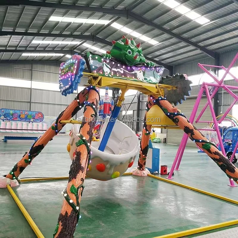 Carnival Fiberglass Lollipop Kids And Adults Mini Frisbee Rides