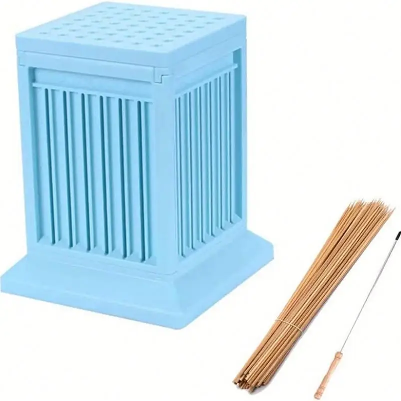 Small 18cm Korean Style BBQ Skewers 49 Hole Kebab Making Box Durable Plastic ABS Eco-Friendly
