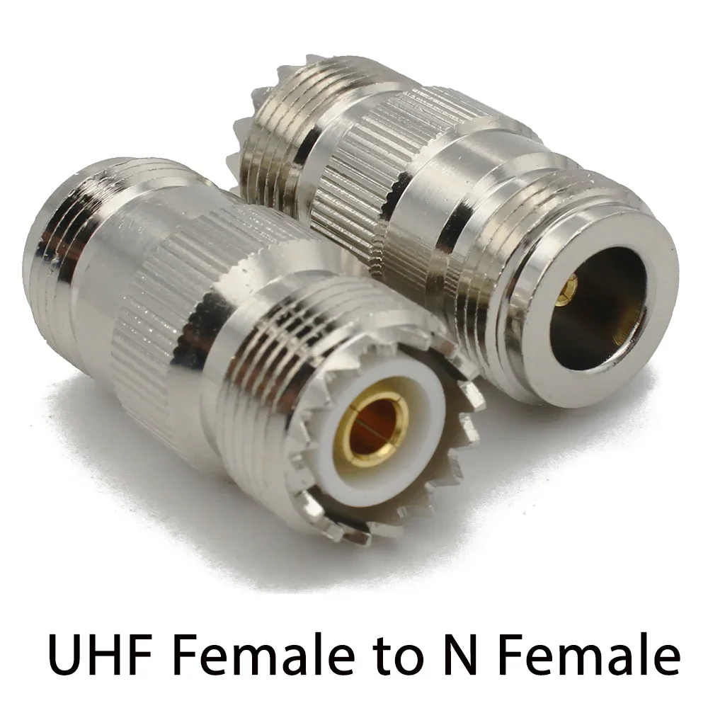 TV Male Plug To UHF PL-259 Male RF Coaxial Adapter – F Connector To PL259 – Made In USA