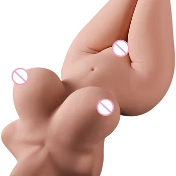 Real Touch Feeling 16 KG Big Breast doll sex silicone fake big  breast pussy ass silicon dolls for adult men masturbator