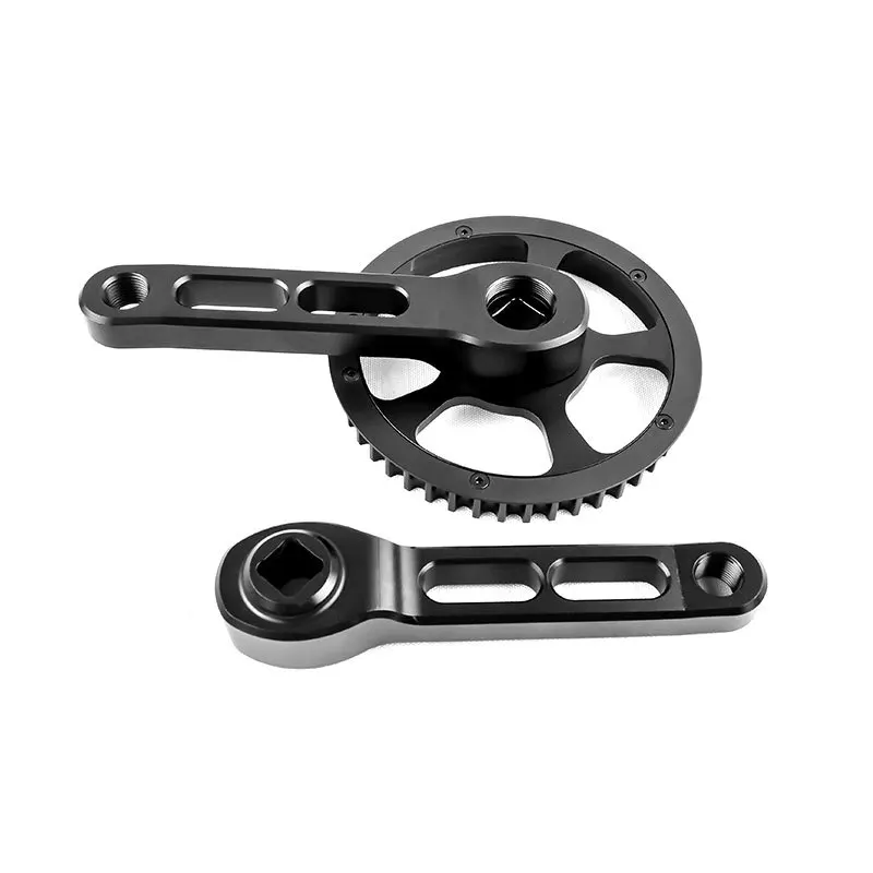 Custom Bike Chainwheel And Crank 102/120l 46t Chainring Crankset Road