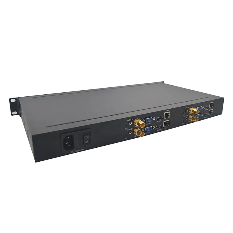 Alibaba.com: 4 Channel 1U Rack IP to Video Decoder H.265 HDMI SDI for ...