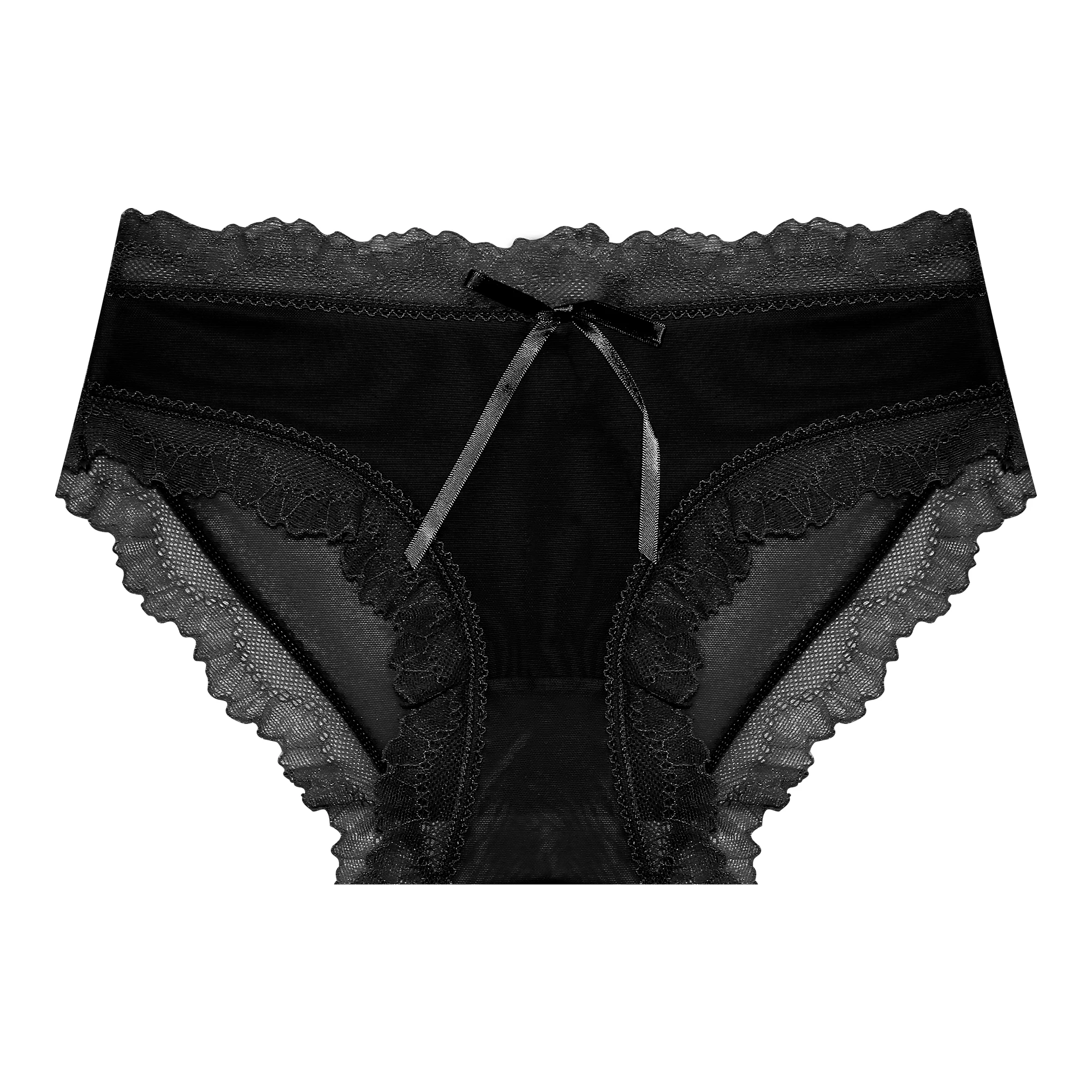 Finetoo Mesh Panties Women Sexy Low-rise Underwear Comfortable M-xl ...