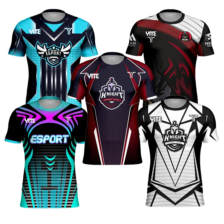 Maglie personalizzate eSport sublimazione OEM su misura in Cina
