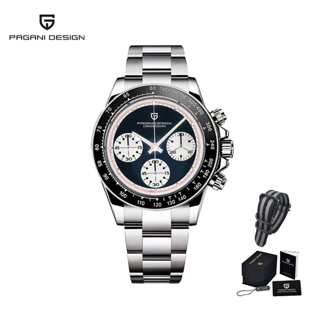 Pagani Design PD 1676高級メンズクォーツクロノグラフウォッチ