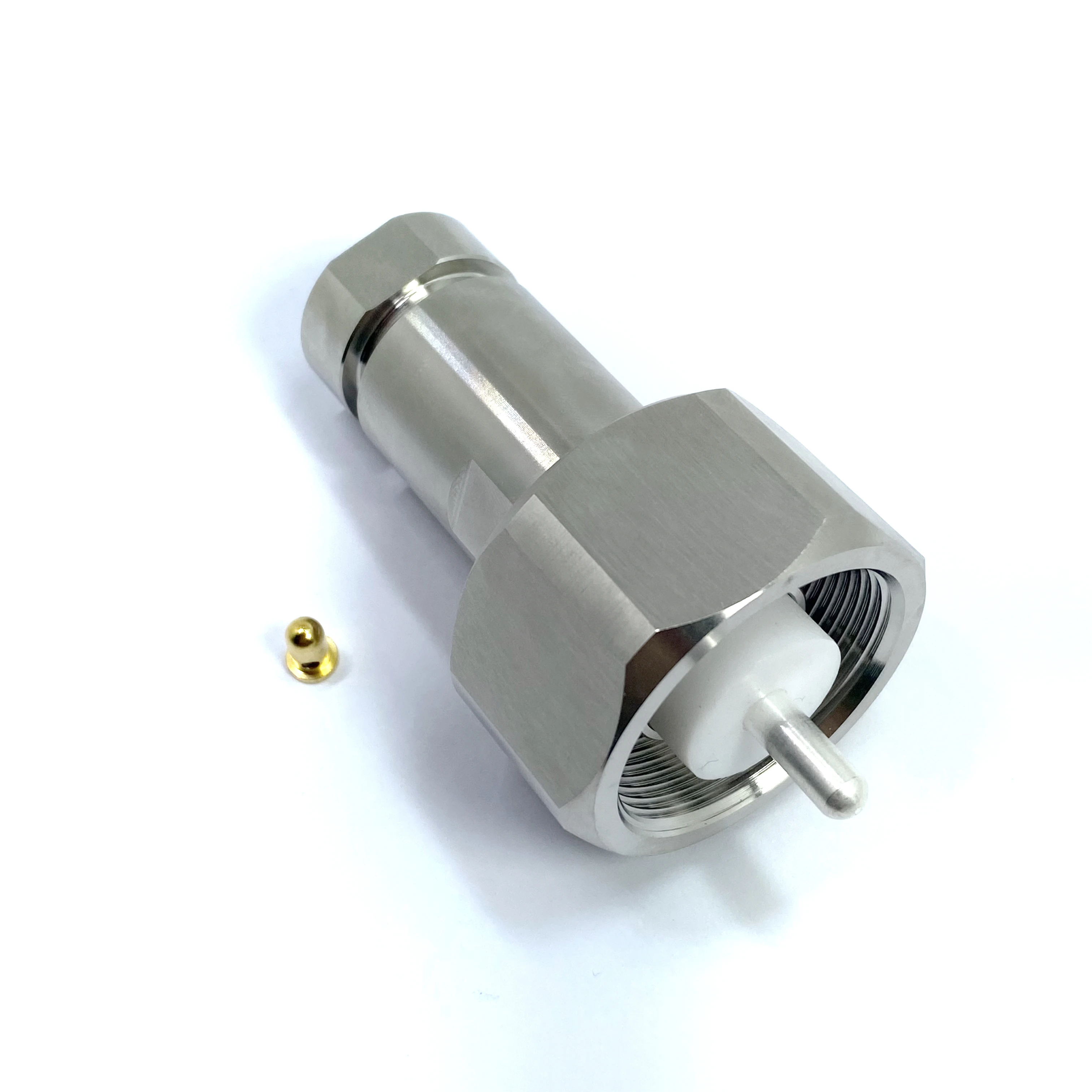 50 Ohm RF Connector LC Male Clamp Lengthened for RG217 RF Coaxial Cable Plug