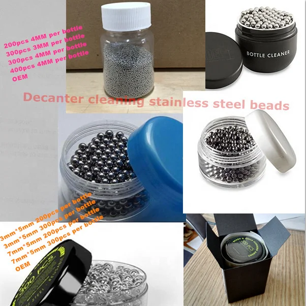 
1000pcs per 3mm 4mm 304 stainless steel ball cleaning beads 