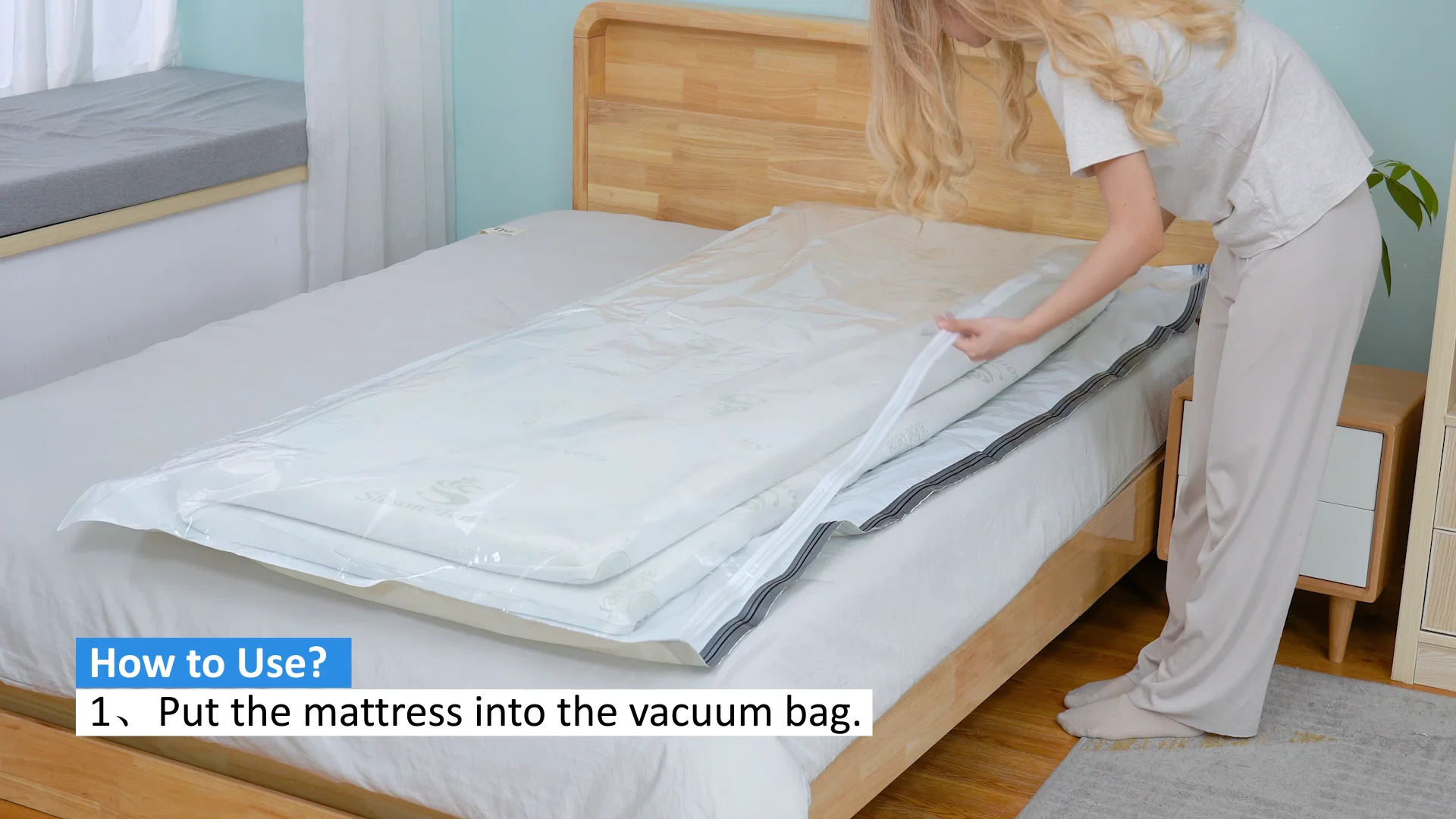 Cover Vacuum Mattress Seal Storage Bag Compression Vacuum Storage Bags