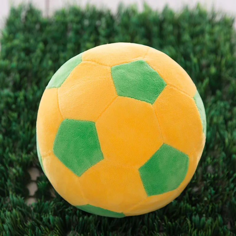 Multicolor Football Plush Toys Pillow Simulated Soccer Ball Stuffed ...