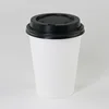 Vaso de papel blanco
