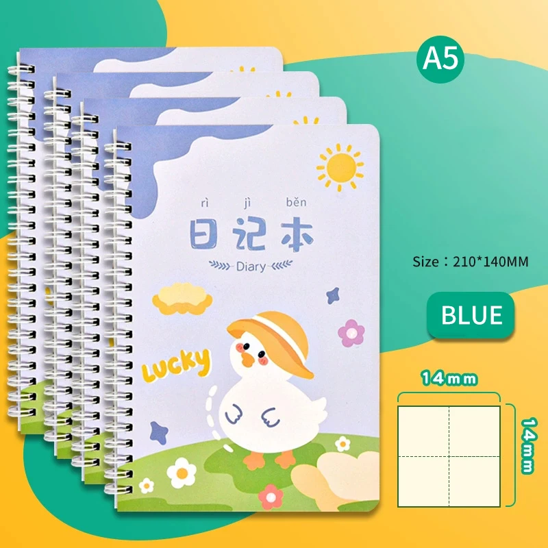 ZX Creative Cartoon Spiral Bound A5 Paper Primary School Student