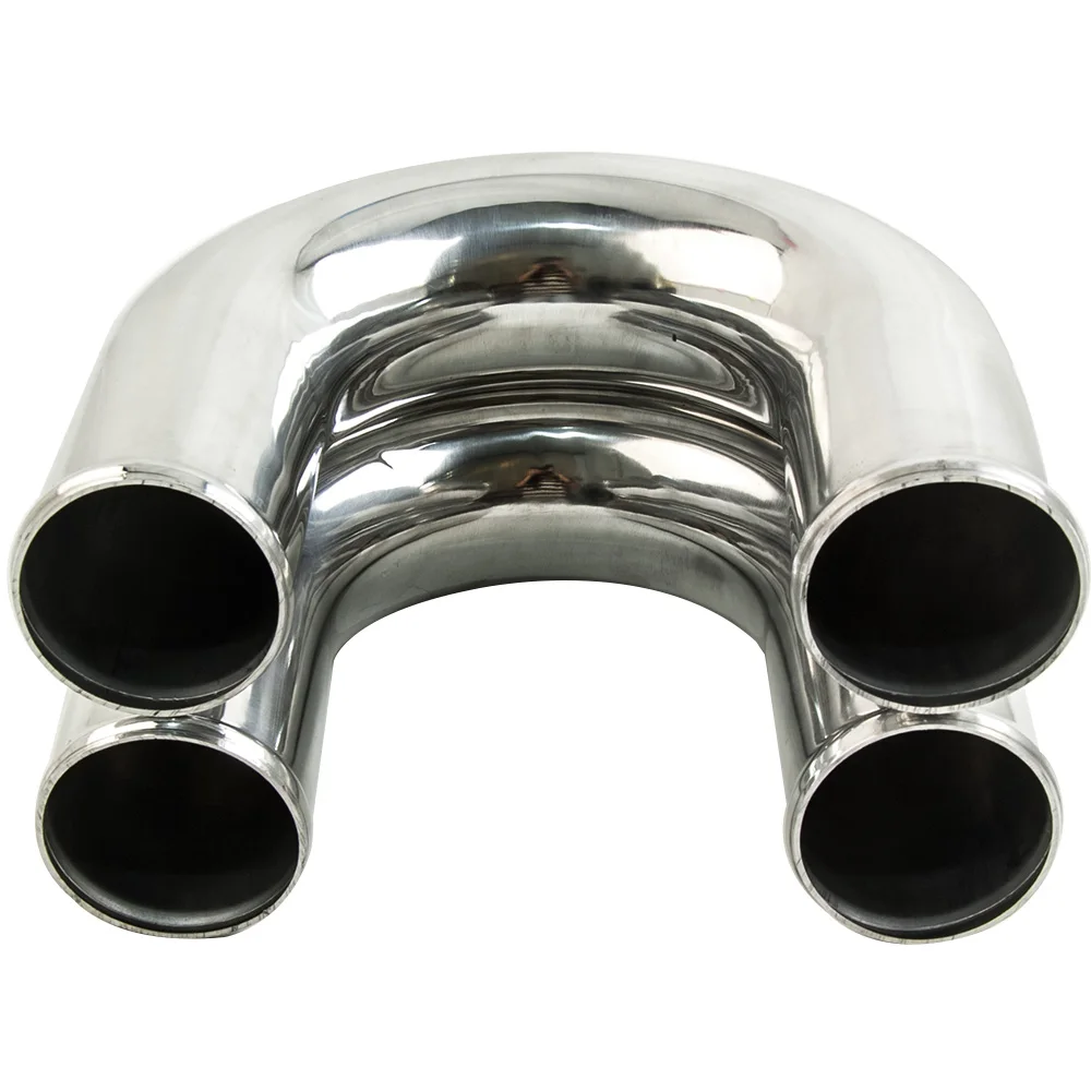 Universal 3" OD 180 Degree Aluminum U-Bend Pipe For Intake, Turbo, Intercooler (16 Gauge)