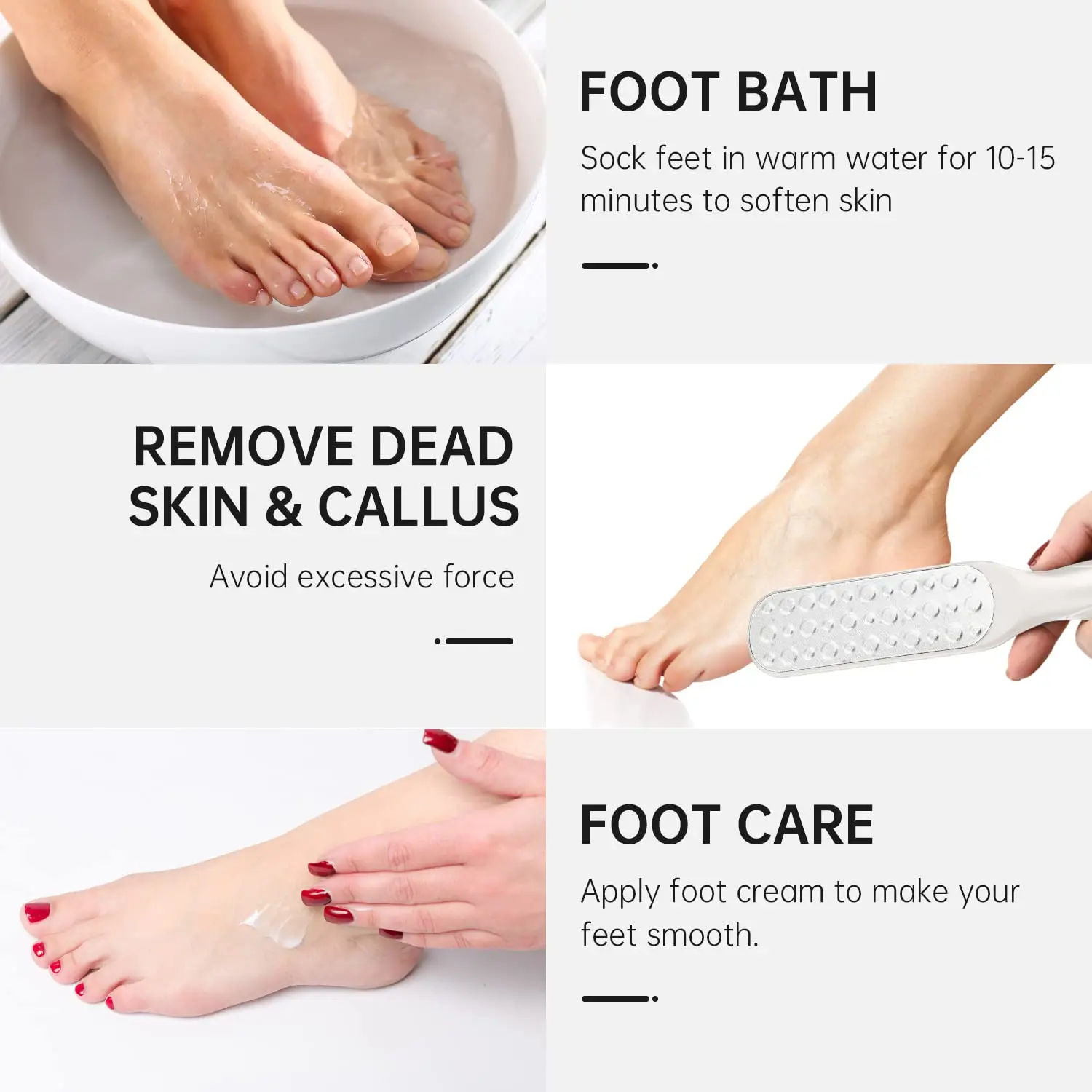 Professional Foot File Callus Remover Double Sided Foot Scrubber For
