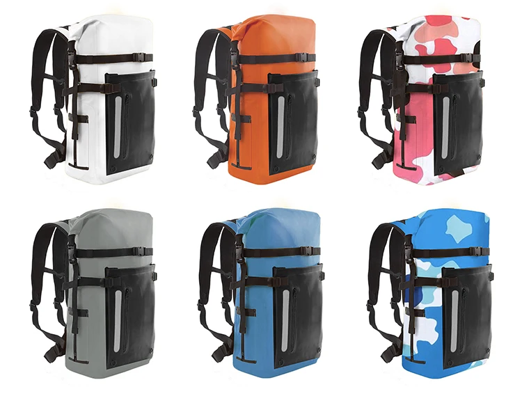 SINOTOP OEM Custom Logo 500D PVC Outdoor Sport Swimming Diving Equipment Water Proof Bag 40L Hiking Waterproof Backpack