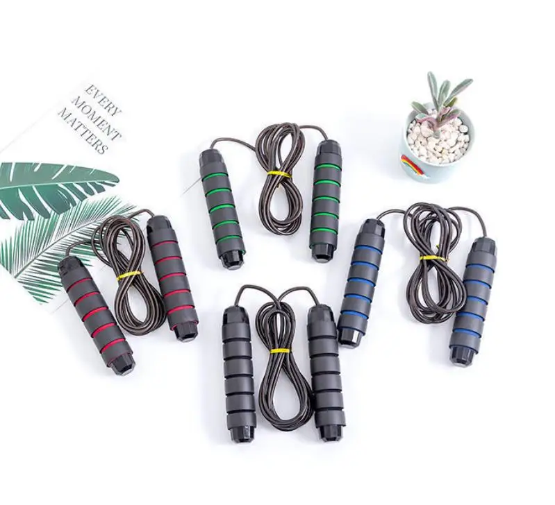 Wholesale Customized Logo Jump Ropes Adjustable Exercise Workout Skipping Rope at an Price