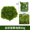 30 grams of light green filamentous moss