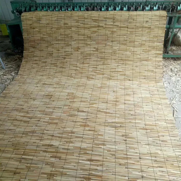 Computer Automatic Reed Mat Weaving Weaving Reed Making Machine Thatched Shack Bamboo Reed Straw Screen Weaving Machine