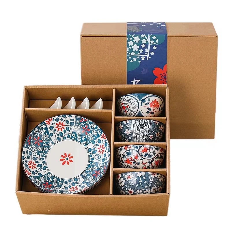 recyclable restaurant microwave custom logo serving ceramic japanese