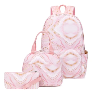 Fashion Mochila Child Students Kids Girls Back to School Backpack Bag Set