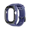 Midnight blue strap with black clasp + black dial