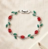 Rouge argent vert