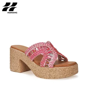 Gorgeous Women's Wedge Sandals with Embroidered Straps Comfortable for Females