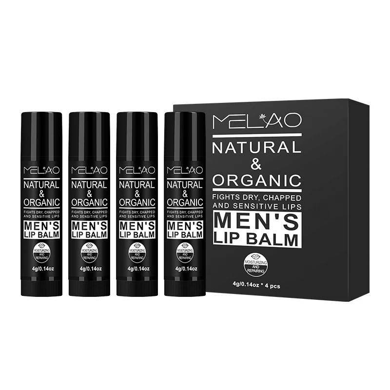 Влагостойкий органический бальзам для губ на весь день для мужчин, бальзам для губ, фирменная торговая марка, мужской бальзам