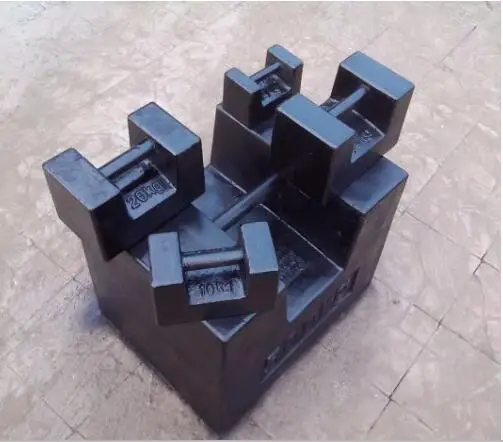Cast Iron Weight Lock Calibration Weights 5kg 10kg 20 kg Counterweight Crane Test Weights M1