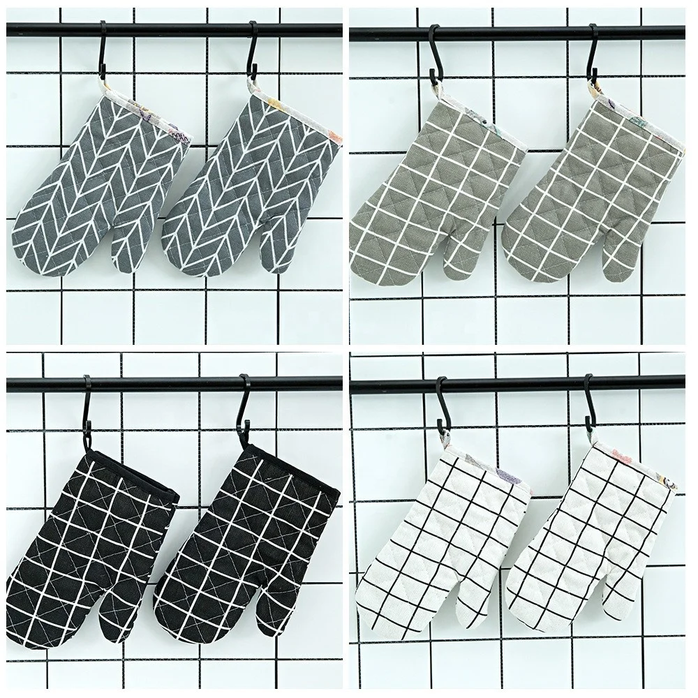 Hot Resistance Sublimation Blank Oven Mitt Stripes Double Oven Mitts