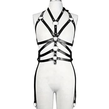 wie kann man sich am besten befriedigen als frau 2025 OEM Fetish Wear 2025 Collection Unisex Leather Bondage Belt with  Garter Straps, Femdom Gear for Adult Stores