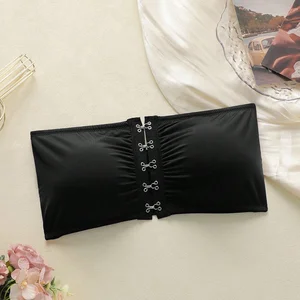 Manufacture Comfort Bra for Women Simple Design Front Button Non Wired Push-Up Breathable Knitted Weaving Method Front Closure