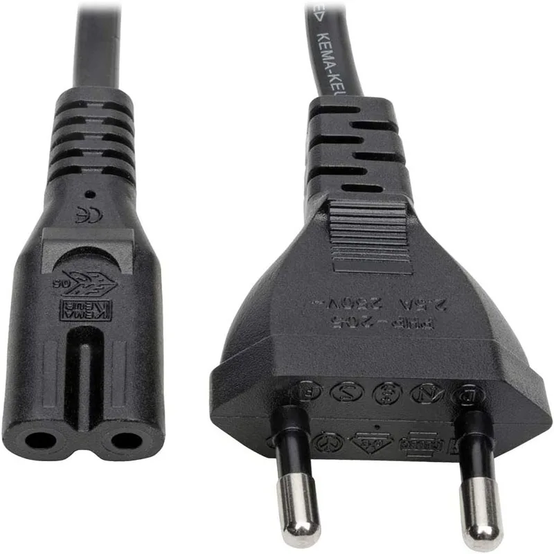6FT 10FT 20FT UK EU US Plug AC Power Cord C5 C7 C13 Nema5-15P 3pin Computer Power Cable插图3